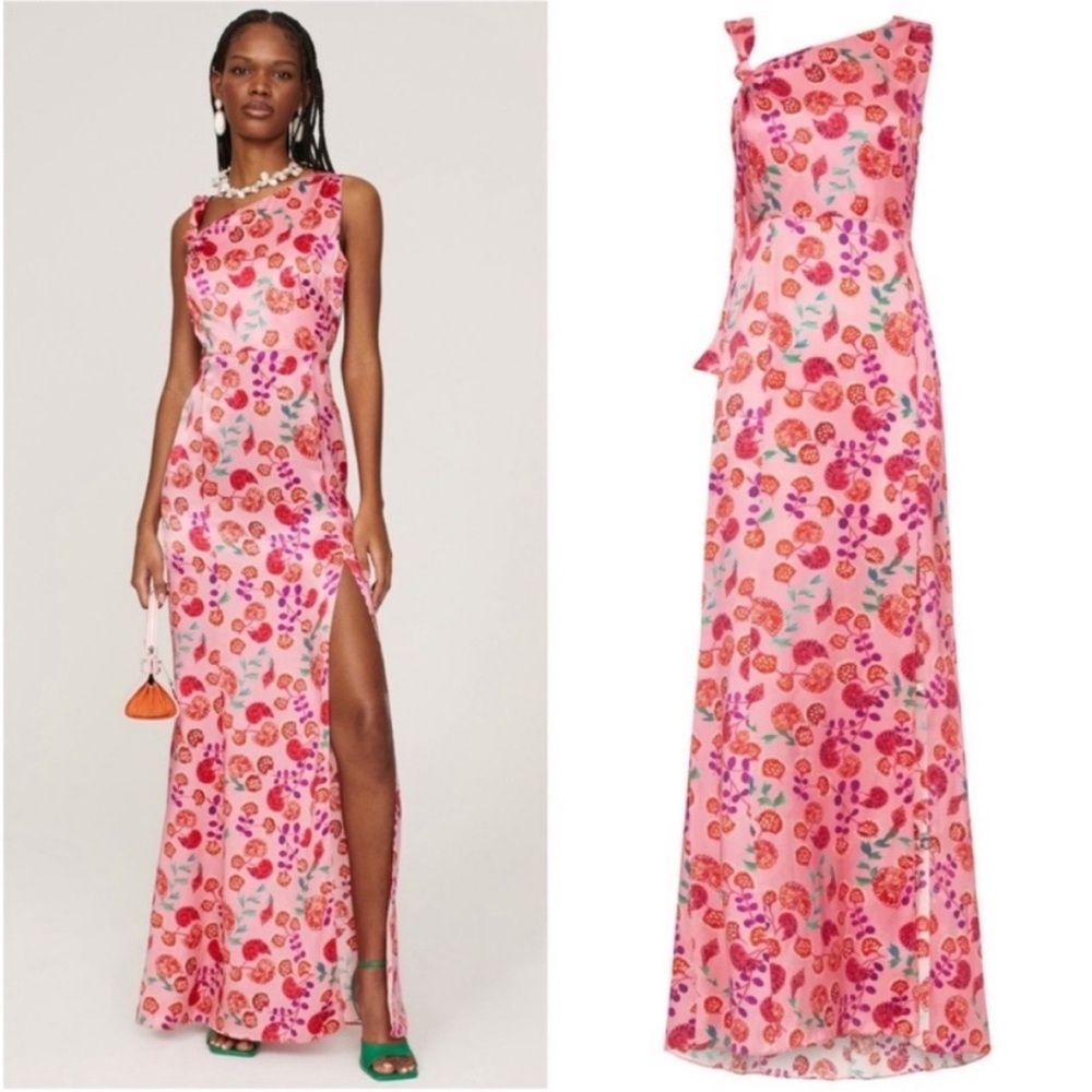 SALONI Leona High Slit Maxi Dress